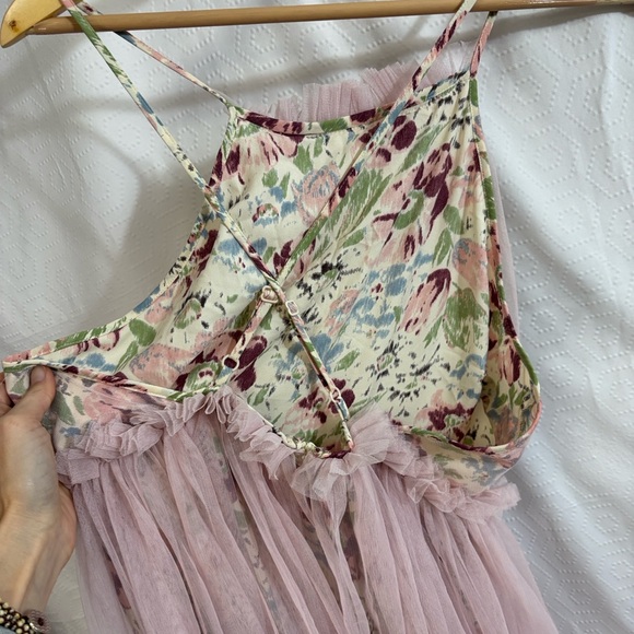 ASOS tulle midi dress in floral print - Picture 9 of 13